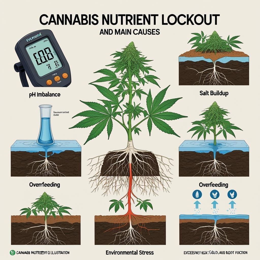 Cannabis Nutrient Lockout